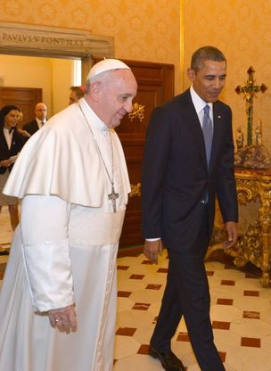 Obama a Roma, l'incontro con papa Francesco