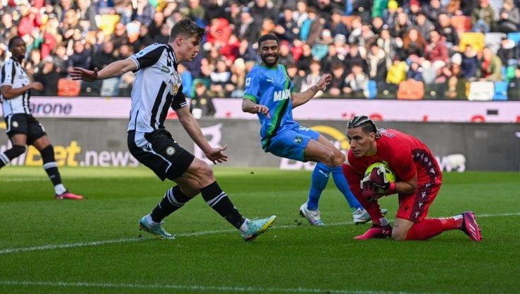 Udinese-Sassuolo 2-2: un autogol di Perez frena la corsa verso l'Europa dei friulani