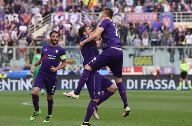 Ilicic esulta dopo il gol del 2-1