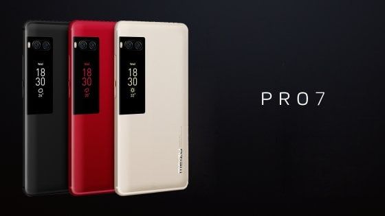 Pro 7 e Pro 7 Plus, lo smartphone della cinese Meizu con display sul retro