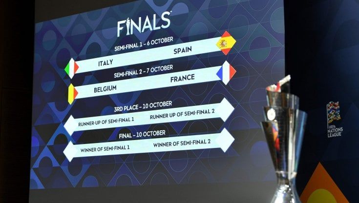 Nations League, Italia in semifinale contro la Spagna. Mancini: "Vinceremo noi"