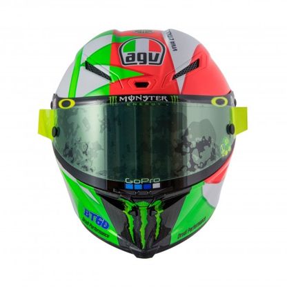 L'omaggio di Valentino Rossi, sul casco la scritta ''Viva l'Italia''