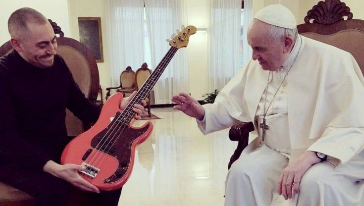 "Il mio basso 'Angelino' benedetto dal Papa, ora sento di avere una missione": l'emozione di Valerio Bruno per l'incontro con Bergoglio