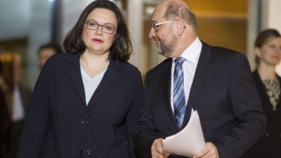 Germania, Spd sceglie Nahles: prima donna a guidare il partito
