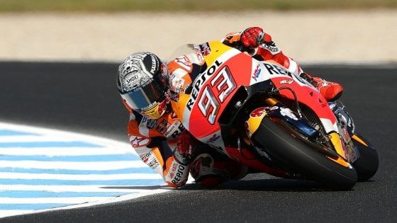 MotoGp, test Phillip Island: si parte nel segno di Marquez, Rossi in scia