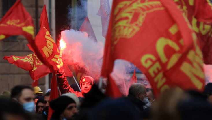 Metalmeccanici in piazza contro la riforma delle pensioni
