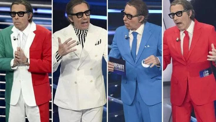 Sanremo, i 3 top e i 3 flop della terza serata: Ubaldo Pantani alias Lapo e Irina valletta muta