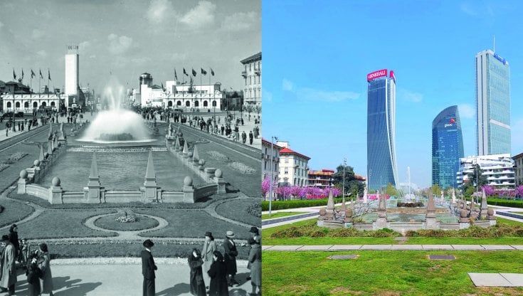 Milano tra ieri e oggi, il doppio album di foto dei luoghi storici
