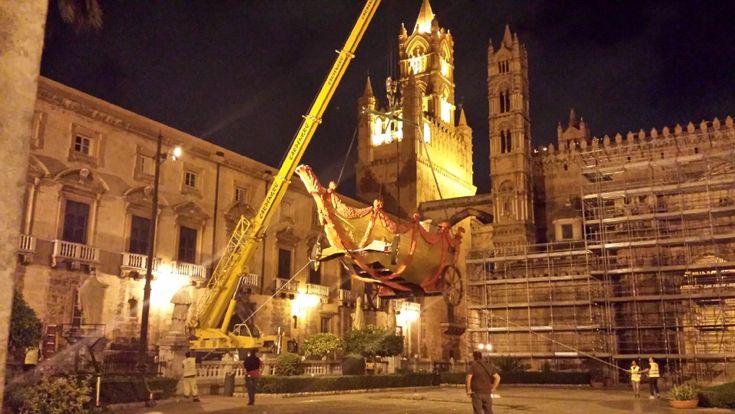 Il carro di Santa Rosalia<br />in trasferta ad Altavilla