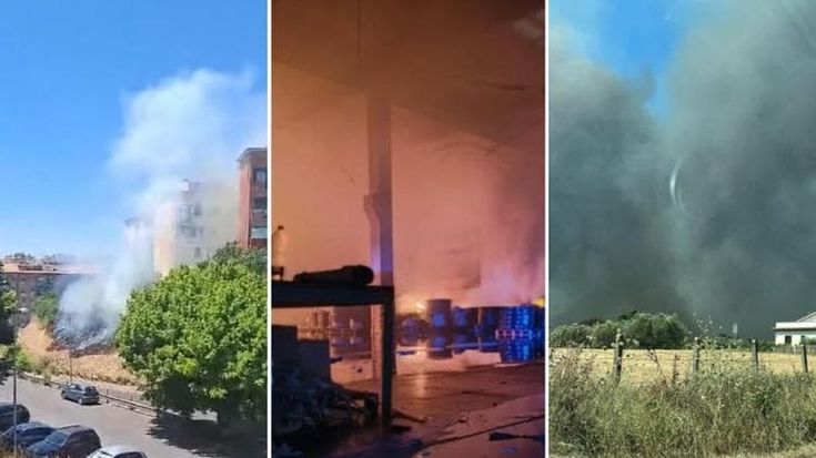 Dall’aeroporto di Fiumicino a Primavalle, 24 ore di incendi a Roma: il mistero dei piromani