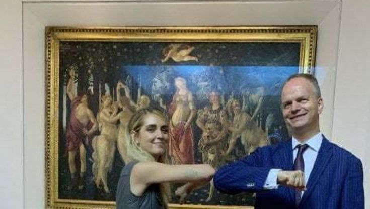 Uffizi, boom di follower su Instagram. Venere di Botticelli superstar grazie a Chiara Ferragni