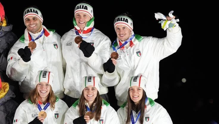 Il segno di Zöggeler tra i segreti dello slittino, la staffetta è di bronzo