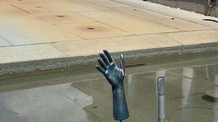 Corbetta, vandalizzata la scultura dell'artista Hxoro: asportata una delle due mani che si univano