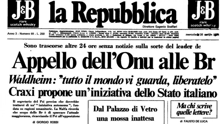 Appello dell’Onu alle Br