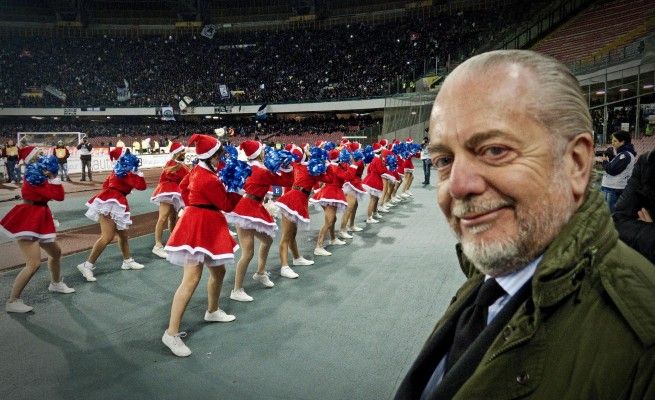 Gli auguri di De Laurentiis:<br />"Si chiude un anno splendido"