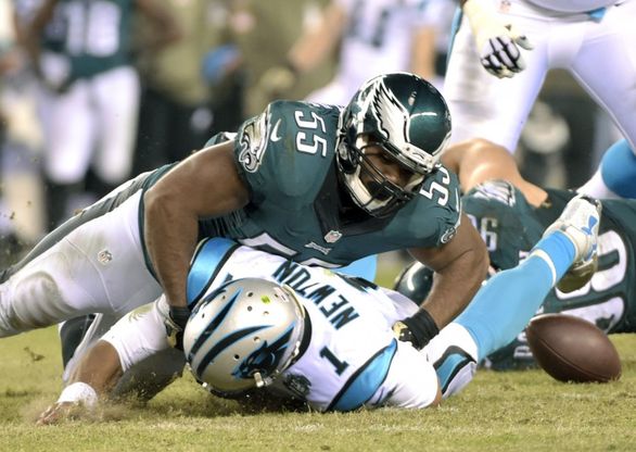Nfl, che incubo per Cam Newton la super difesa di Philadelphia