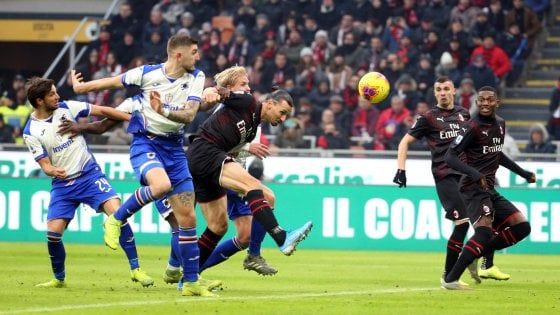 Milan-Sampdoria 0-0: Ibrahimovic in campo, ma i rossoneri non graffiano
