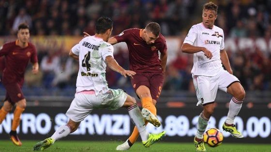 Roma-Palermo 4-1: i giallorossi non sbagliano e restano secondi