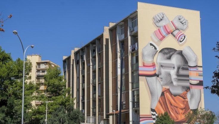 Un nuovo murale allo Sperone: ai Candelai una festa per raccogliere i fondi 