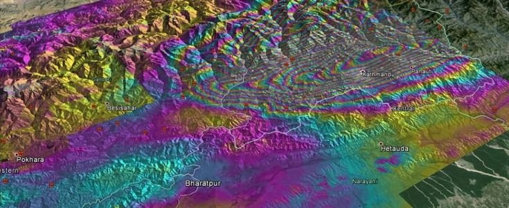 Nepal, l'occhio del satellite svela l'impronta digitale del terremoto