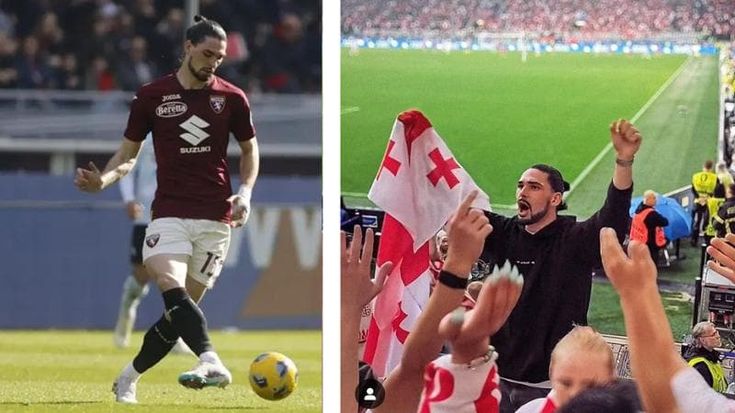 I due volti di Saba Sazonov: difensore con il Toro, capo ultrà per la sua Georgia