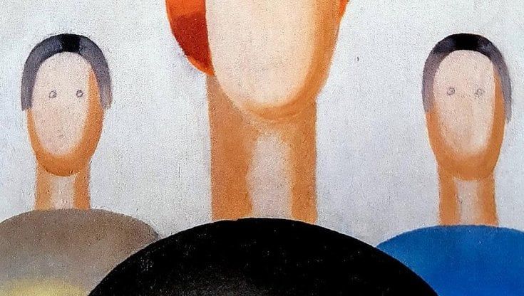La guardia di un museo, annoiata, si è messa a disegnare gli occhi a un famoso quadro russo 