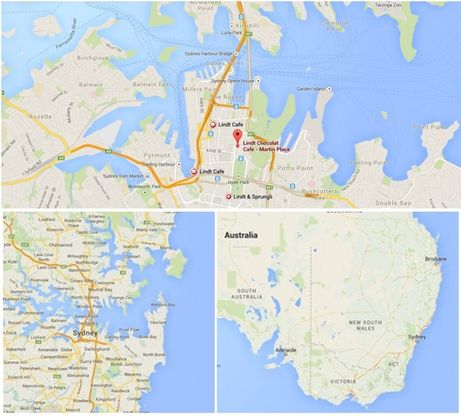 Ostaggi in una cioccolateria nel centro di Sydney: mappa