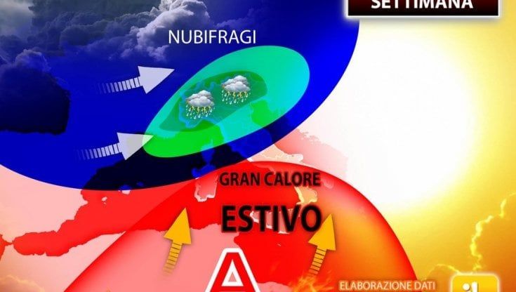 Previsioni meteo: weekend instabile e da lunedì di nuovo Italia divisa in due