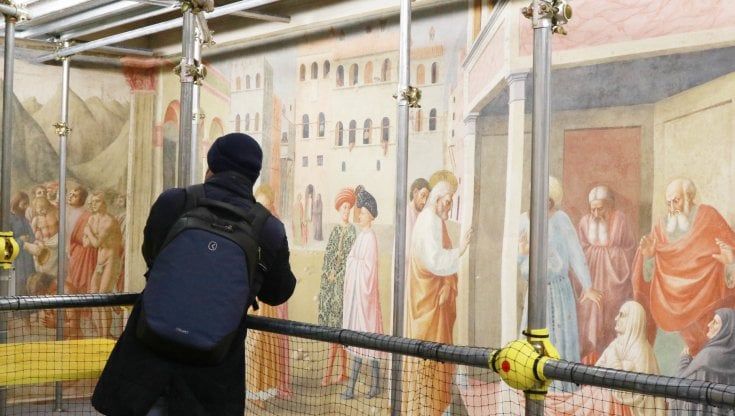 Gli affreschi visti da vicino, riapre la cappella Brancacci a Firenze  