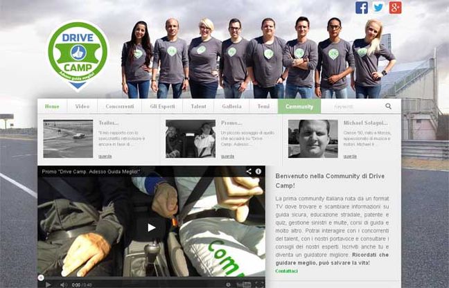 &ldquo;Drive Camp. Adesso Guida Meglio!&rdquo;, un talent per la sicurezza stradale