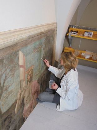 Il restauro della Resurrezione di Piero della Francesca