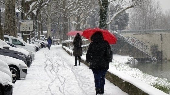 Maltempo, codice giallo per neve nel nord-est della Toscana