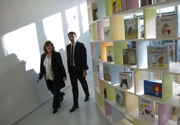 Il premier Matteo Renzi al Mast e all'Opificio Golinelli