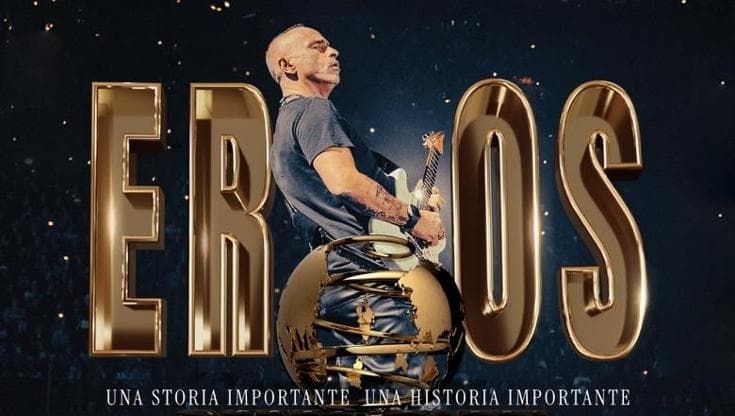 Napoli, Eros Ramazzotti in concerto al Maradona il 13 giugno 2026