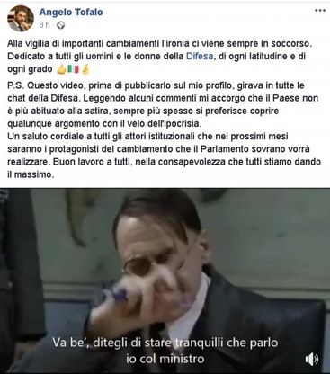 Difesa, il Cocer a Trenta: "Ritiri a Tofalo delega ai rapporti con rappresentanza militare"