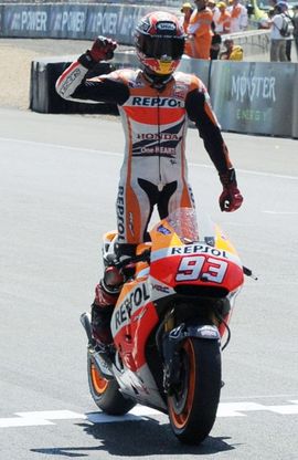 MotoGp, Marquez domina anche il Gp di Francia