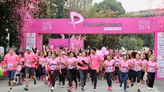 Il sostegno alla ricerca va di corsa: la PittaRosso Pink Parade raccoglie un milione di euro per la Fondazione Veronesi