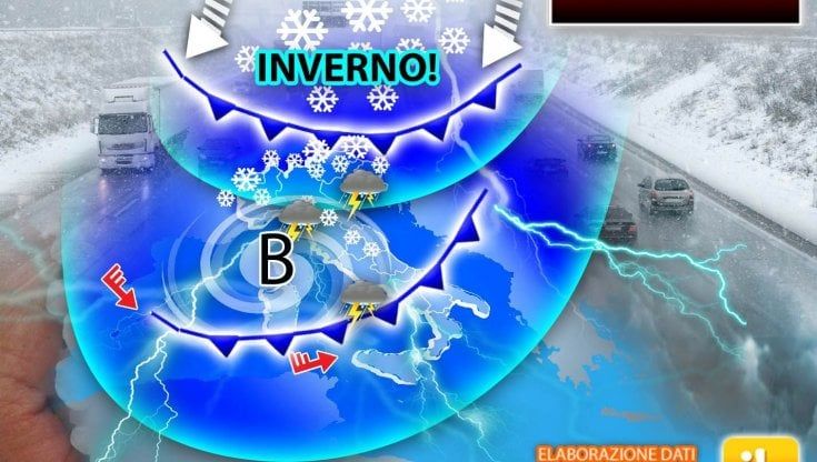 Previsioni meteo, arriva l'inverno: nel weekend venti gelidi su gran parte dell'Italia