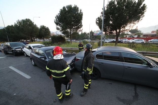 Palermo, tamponamento tra tifosi albanesi: 5 chilometri di coda alla circonvallazione