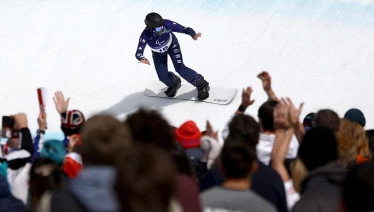 Davy Zyw, lo snowboard e la malattia degenerativa: “Mi davano 2 anni di vita ma sono qui e gareggio”