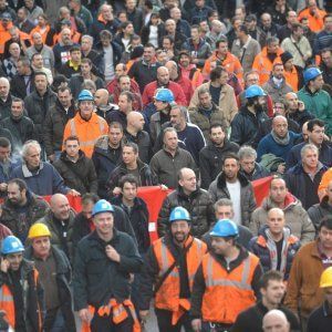 Metalmeccanici,  un corteo unitario per il contratto