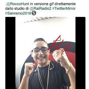 Rocco Hunt, picco d'ascolti a Sanremo