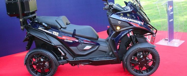 Qooder, lo scooter a quattro ruote arruolato nei Carabinieri
