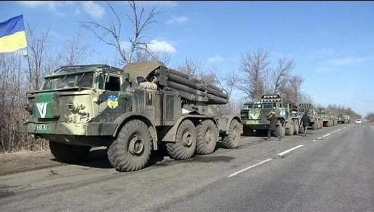 Ucraina: l'esercito rimuove le armi pesanti dalla linea dei combattimenti