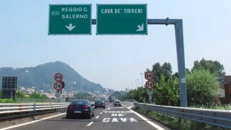  Viabilità: A3, niente pedaggio da Cava de' Tirreni a Salerno