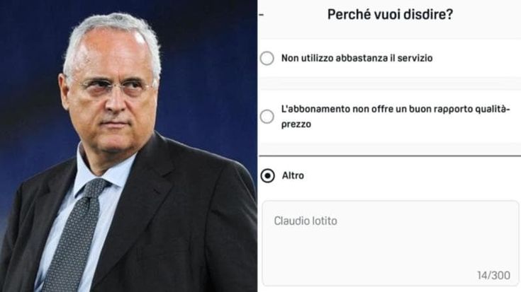 Lazio, i tifosi disdicono l’abbonamento a Dazn: “Il motivo? Claudio Lotito”