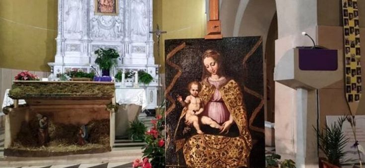 La rondine ritrovata nel quadro della Madonna delle Grazie  