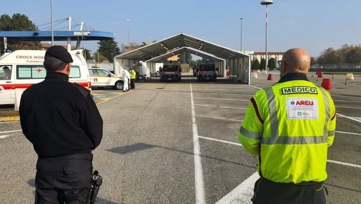 Coronavirus, il Comando Nato di Solbiate Olona realizza un check point per le visite dei malati