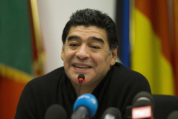 Battuta di Gene, Maradona si arrabbia