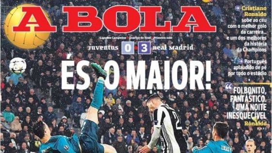 Champions, il mondo ai piedi di Ronaldo: "E' di un altro pianeta"